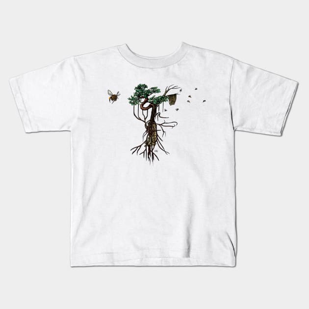 Pain ecology Kids T-Shirt by FreyStrandDraws